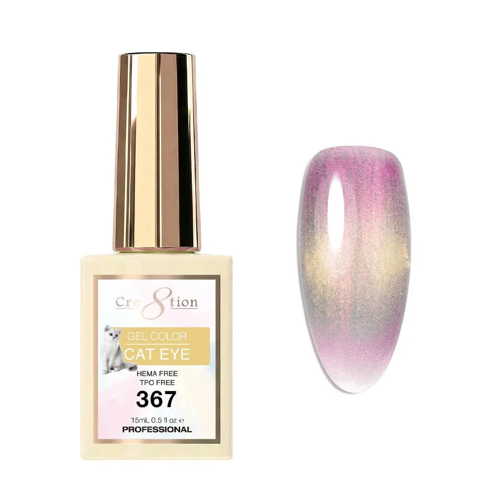 Cre8tion Soak Off  Gel Cat Eye 0.5 Oz #367
