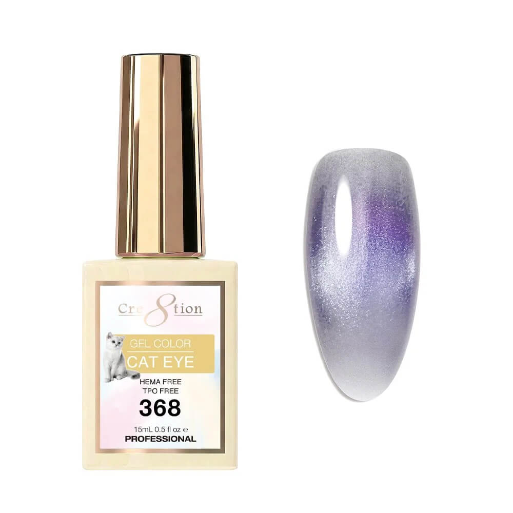 Cre8tion Soak Off  Gel Cat Eye 0.5 Oz #368