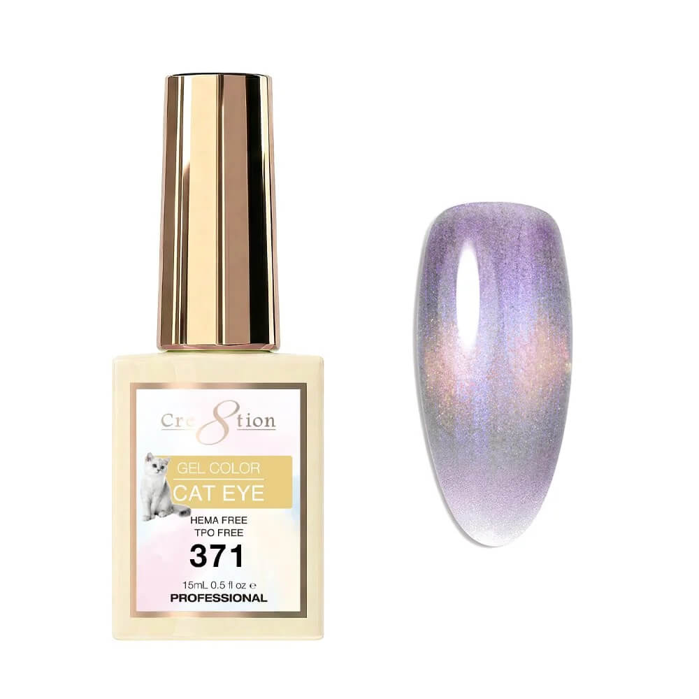Cre8tion Soak Off  Gel Cat Eye 0.5 Oz #371