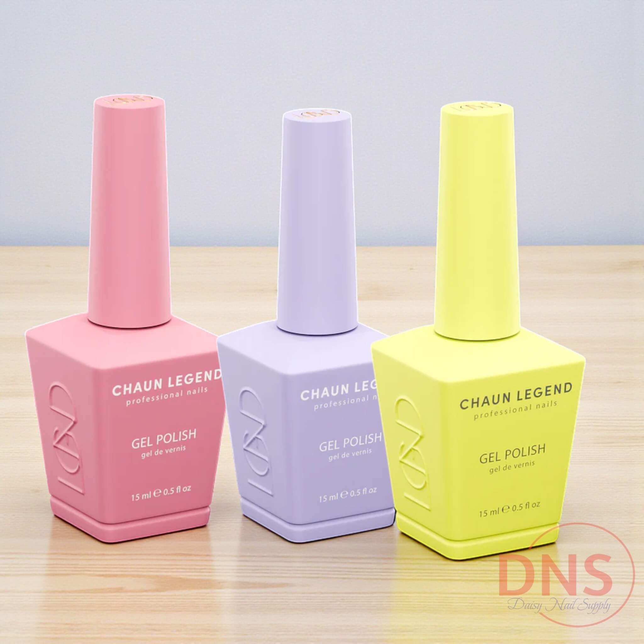 Chaun Legend Gel Polish LG 5037 + 5047 + 5057