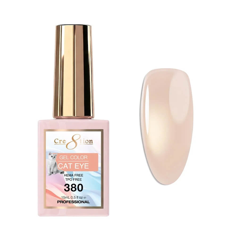 Cre8tion Soak Off  Gel Cat Eye 0.5 Oz #380