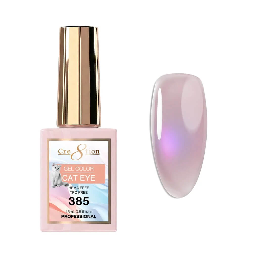 Cre8tion Soak Off  Gel Cat Eye 0.5 Oz #385