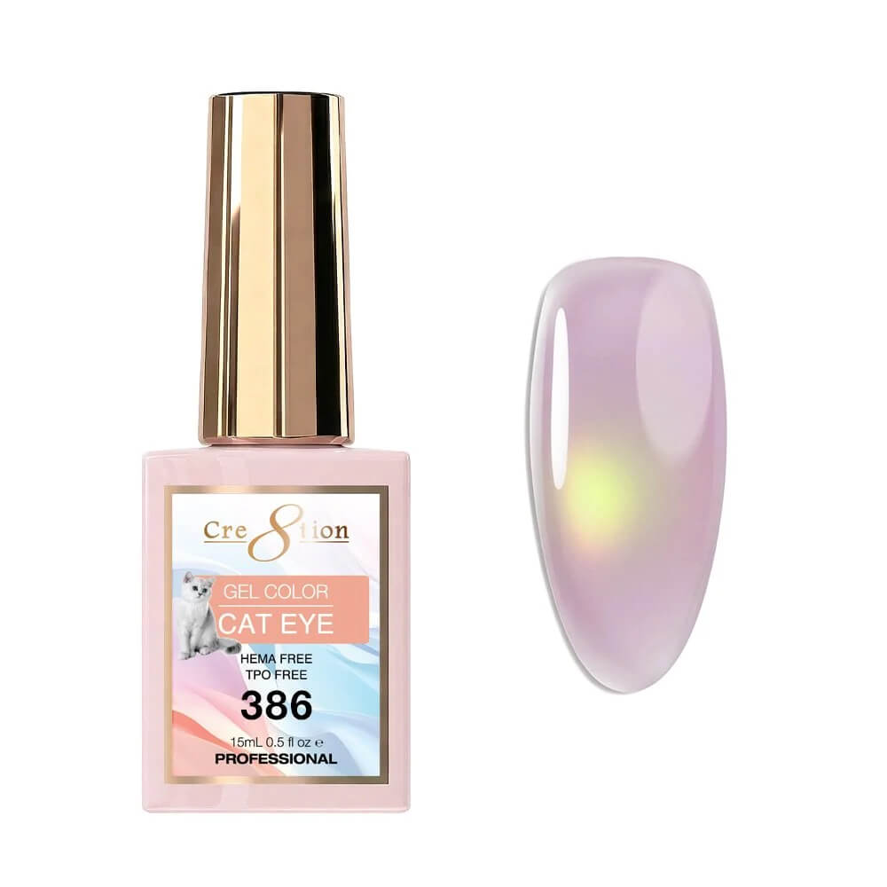 Cre8tion Soak Off  Gel Cat Eye 0.5 Oz #386