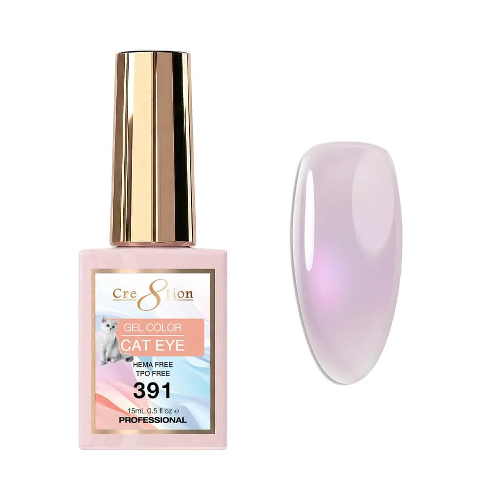 Cre8tion Soak Off  Gel Cat Eye 0.5 Oz #391