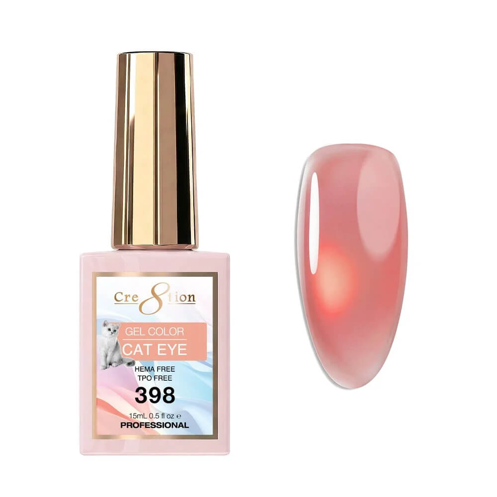 Cre8tion Soak Off  Gel Cat Eye 0.5 Oz #398