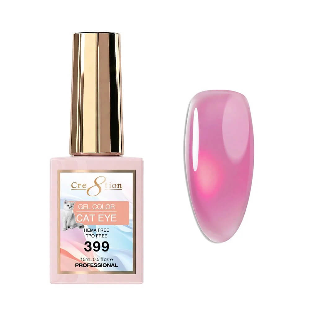 Cre8tion Soak Off  Gel Cat Eye 0.5 Oz #399