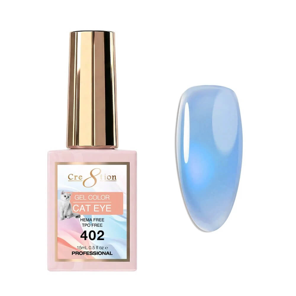 Cre8tion Soak Off  Gel Cat Eye 0.5 Oz #402