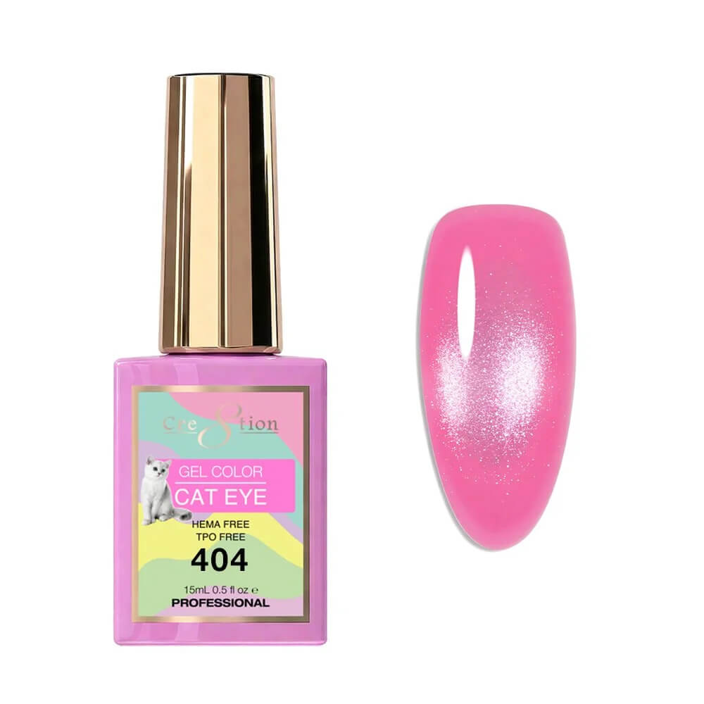 Cre8tion Soak Off  Gel Cat Eye 0.5 Oz #404
