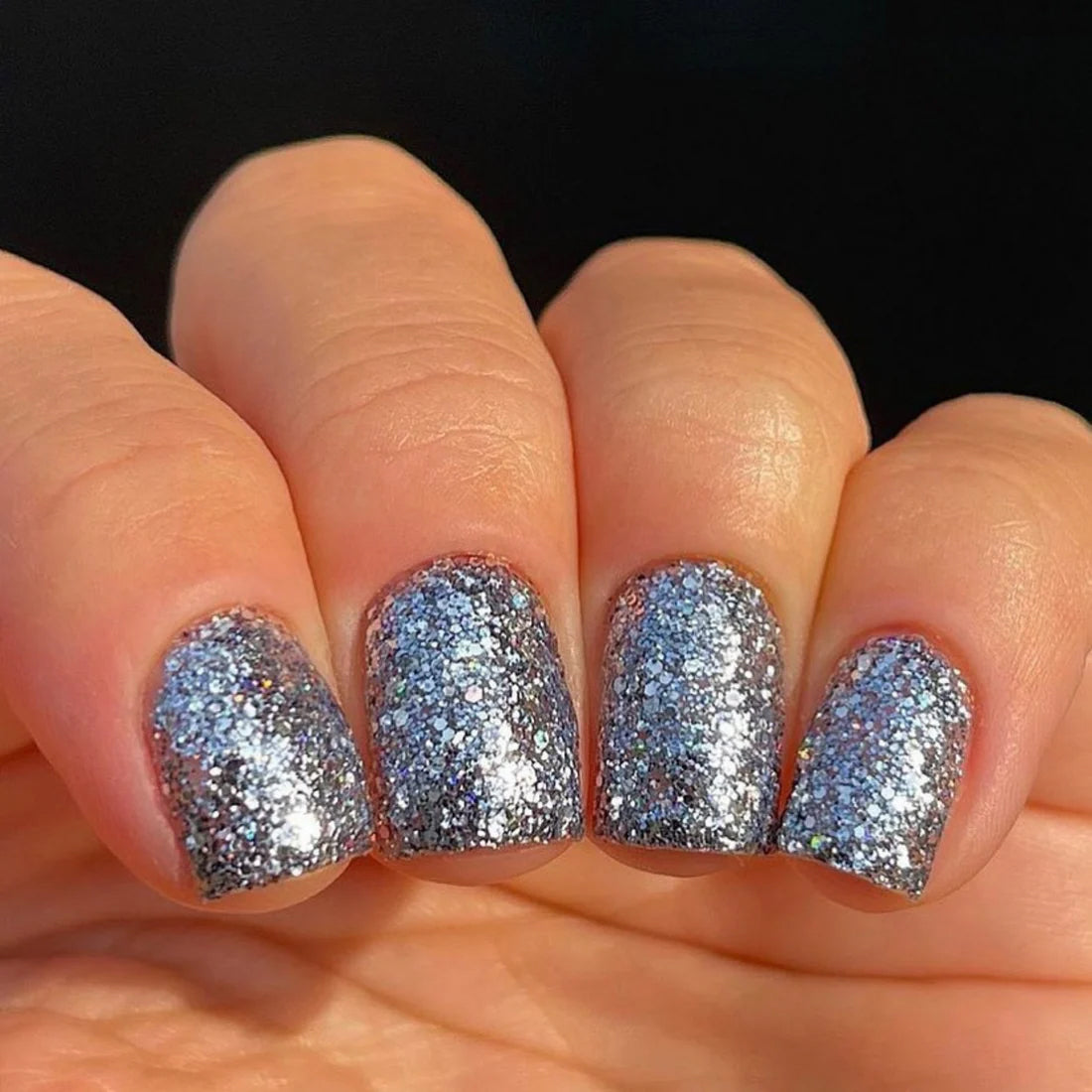 DND Gel Polish ONLY - #407 Black Diamond Star