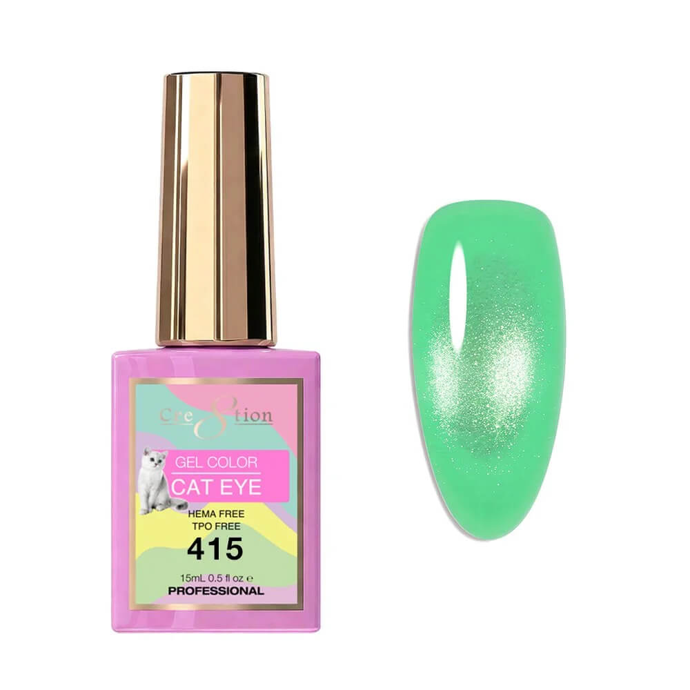 Cre8tion Soak Off  Gel Cat Eye 0.5 Oz #415