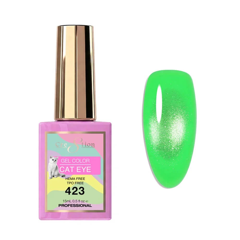 Cre8tion Soak Off  Gel Cat Eye 0.5 Oz #423