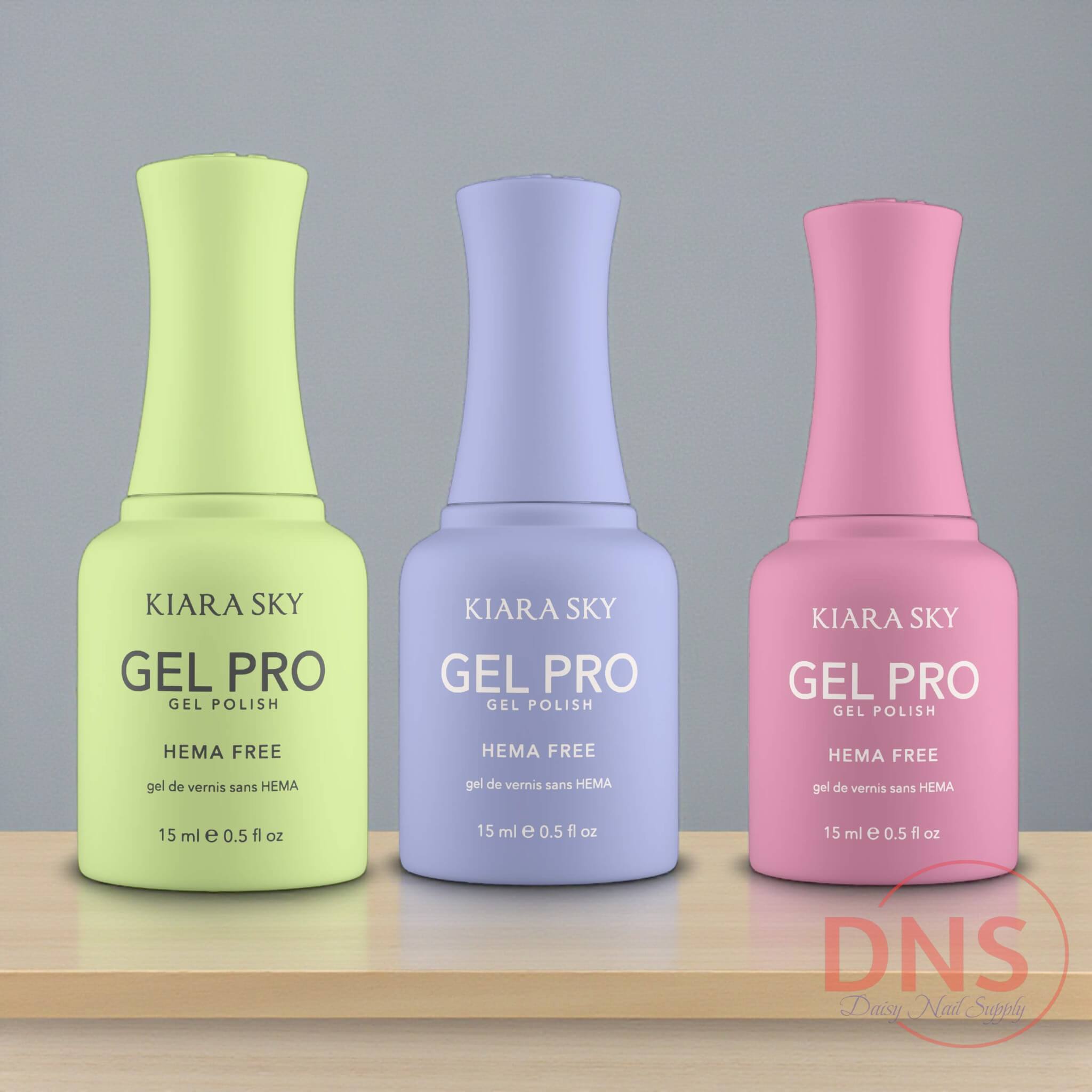 Kiara Sky GEL PRO Gel Polish HEMA FREE - HFG 042 + 052 + 062