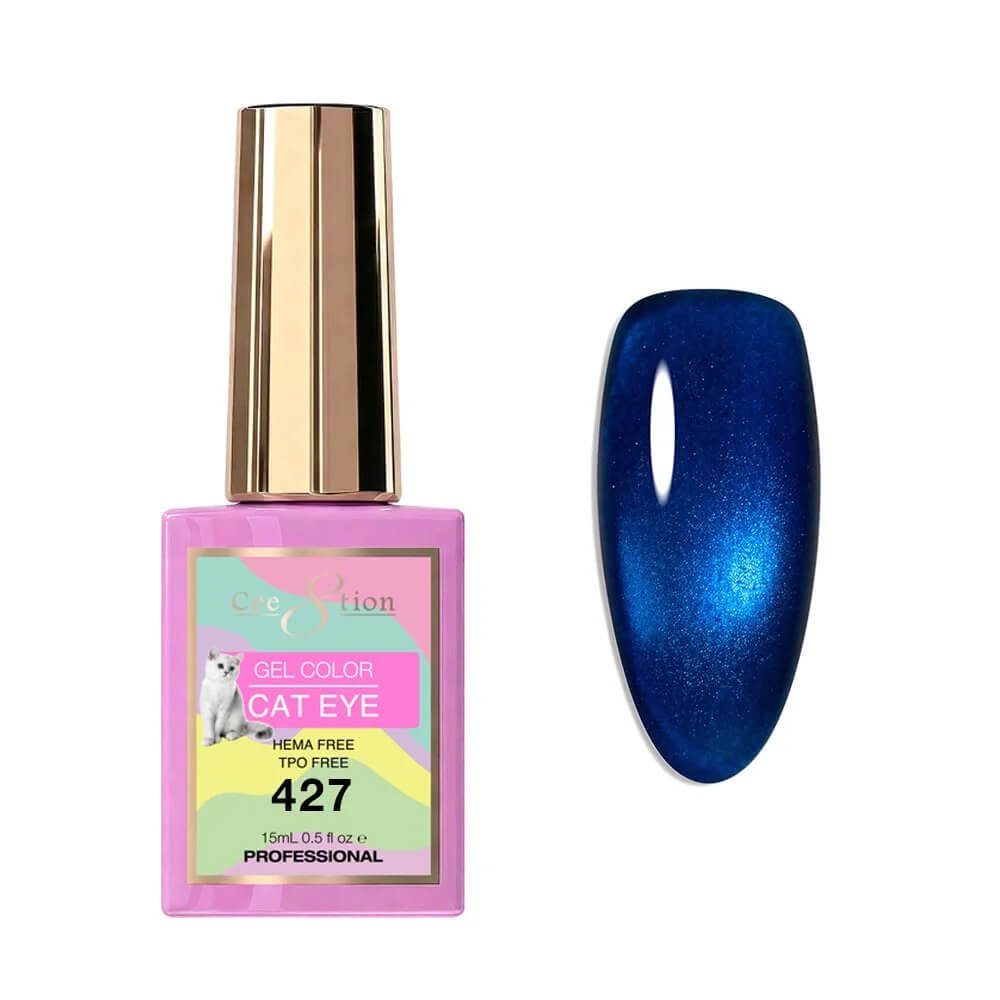 Cre8tion Soak Off  Gel Cat Eye 0.5 Oz #427