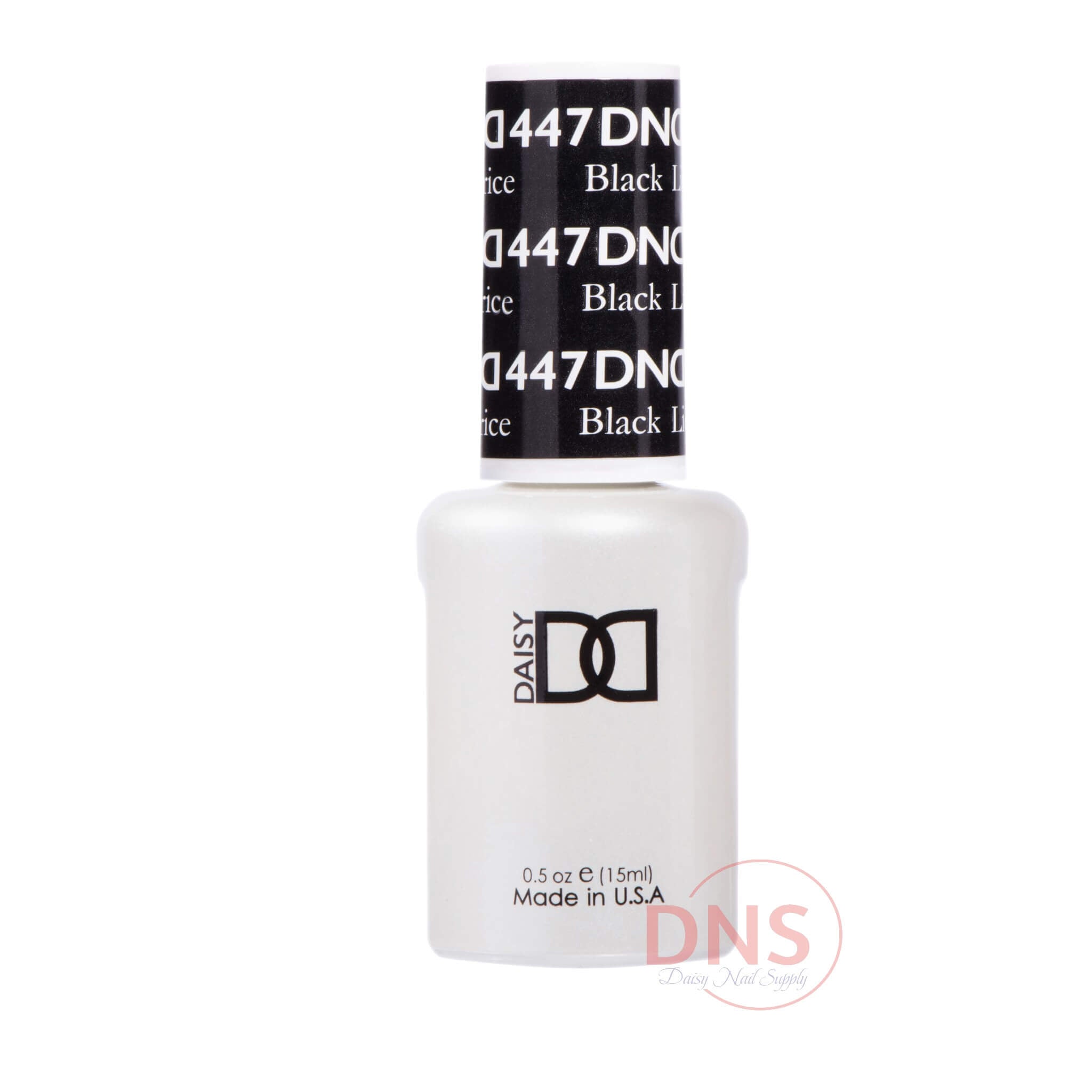 DND Gel Polish ONLY - #447 Black Licorice