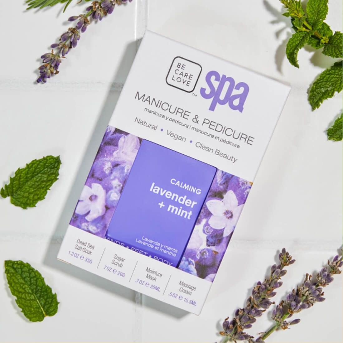 BCL SPA 4-in-1 Pedicure Kit - Lavender and Mint (1 Set)