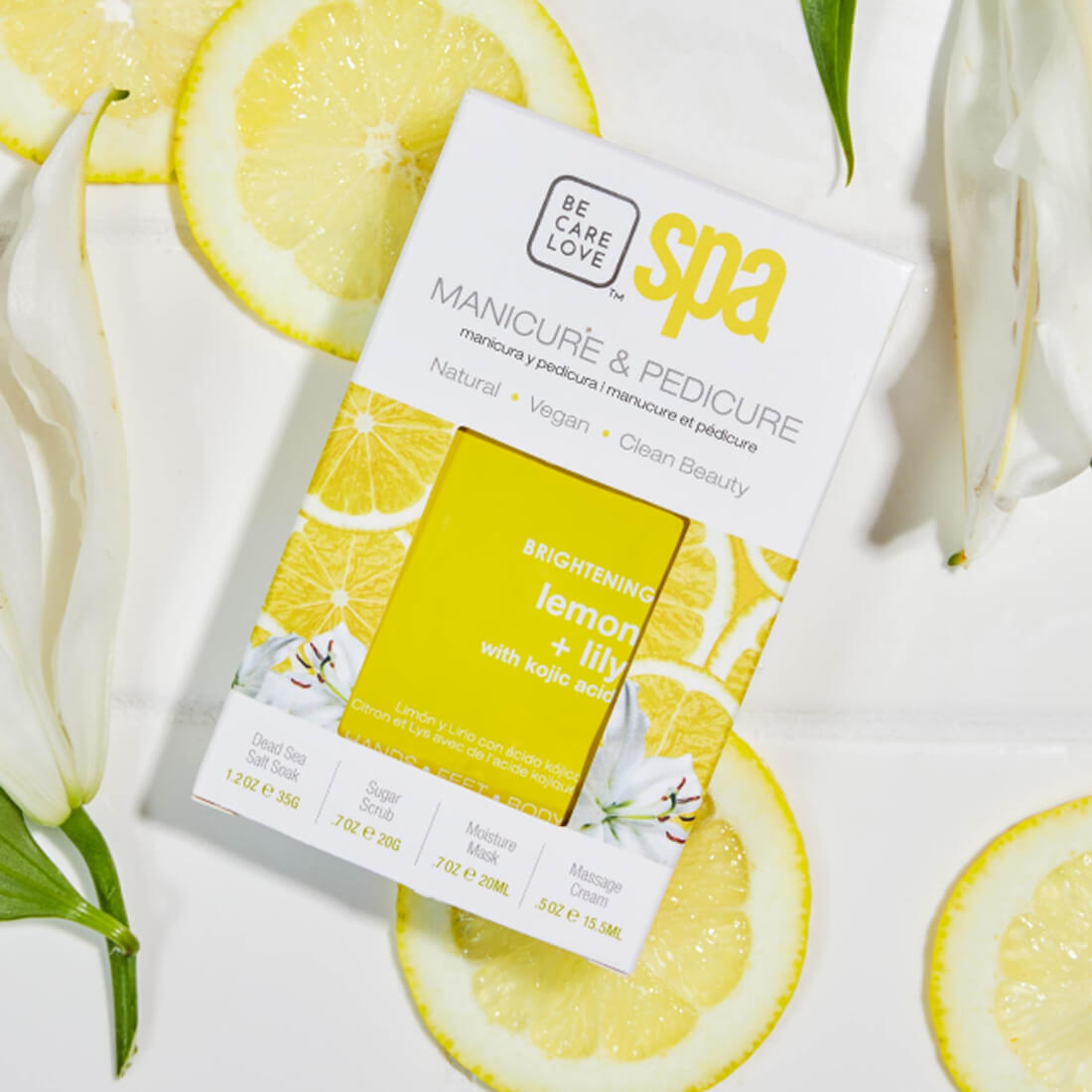 BCL SPA 4-in-1 Pedicure Kit - Lemon and Lily (1 Set)