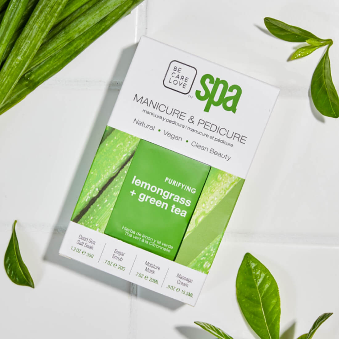 BCL SPA 4-in-1 Pedicure Kit - Lemongrass and Green Tea (1 Set)