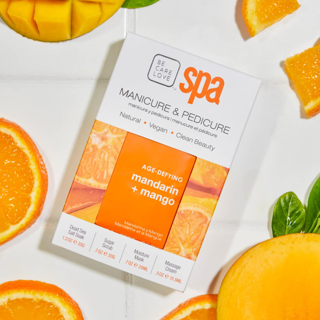 BCL SPA 4-in-1 Pedicure Kit - Mandarin + Mango (1 Set)