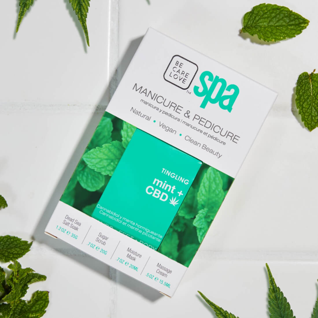 BCL SPA 4-in-1 Pedicure Kit - Tingling Mint (50 Sets)