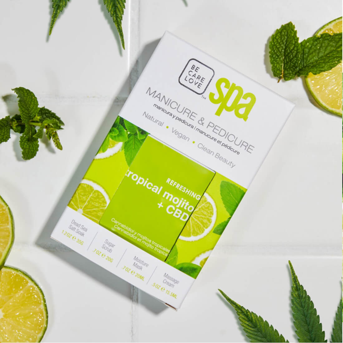 BCL SPA 4-in-1 Pedicure Kit - Tropical Mojito (1 Set)