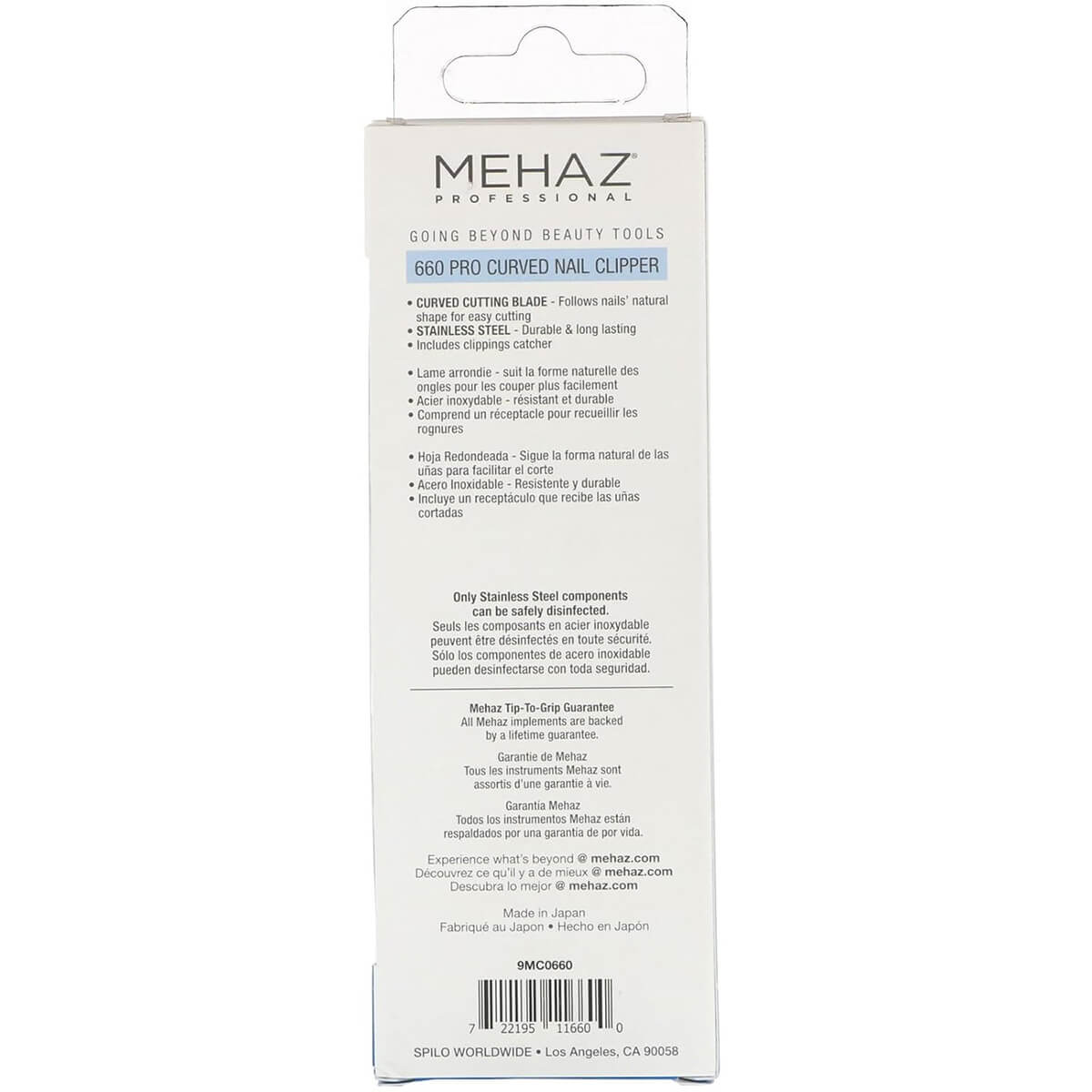 Mehaz Professional Curved Nail Clipper - 660