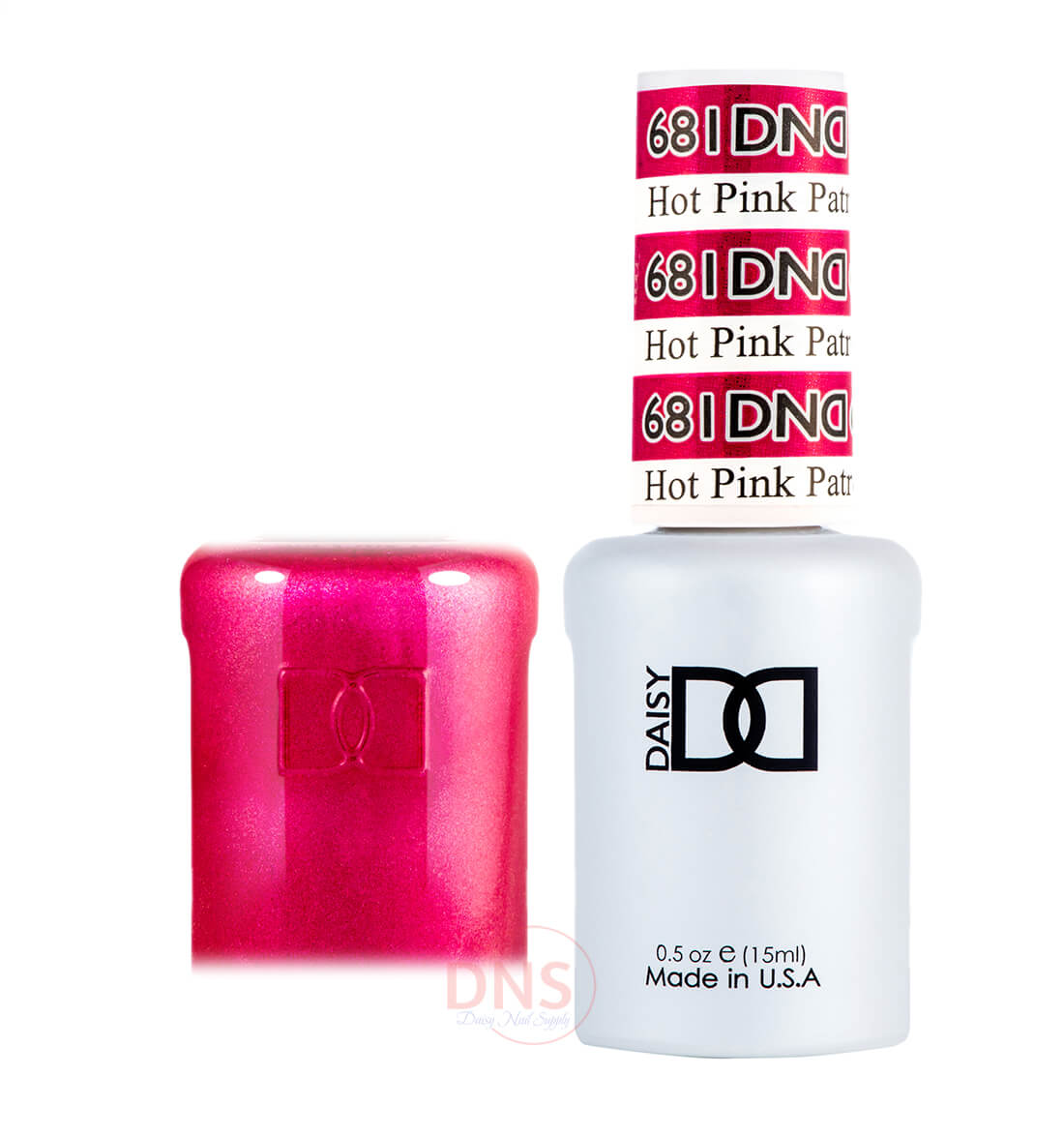 DND Gel Polish ONLY - #681 Hot Pink Patrol