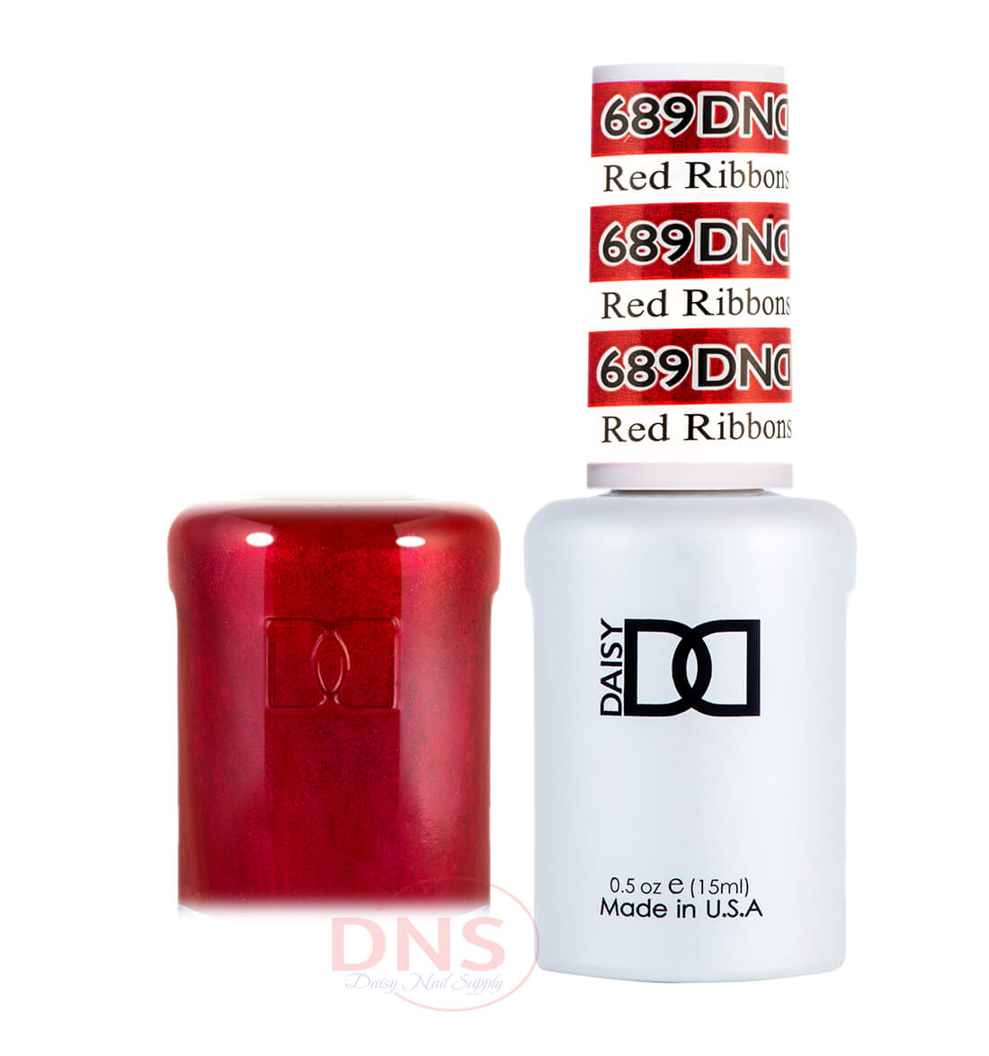 DND Gel Polish ONLY - #689 Red Ribbons