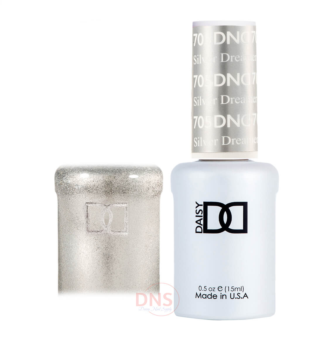 DND Gel Polish ONLY - #705 Silver Dreamer