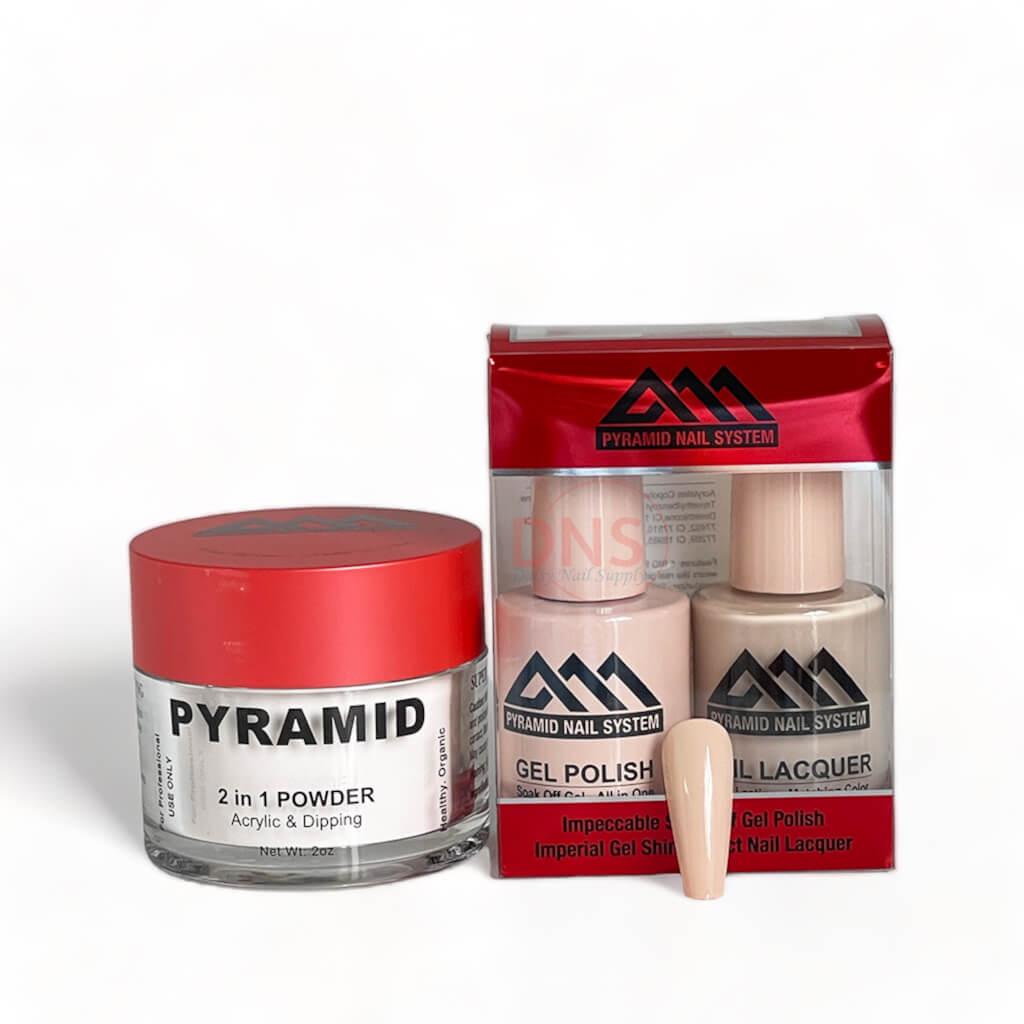 Pyramid Trio Gel + Lacquer + Dip Powder # 709