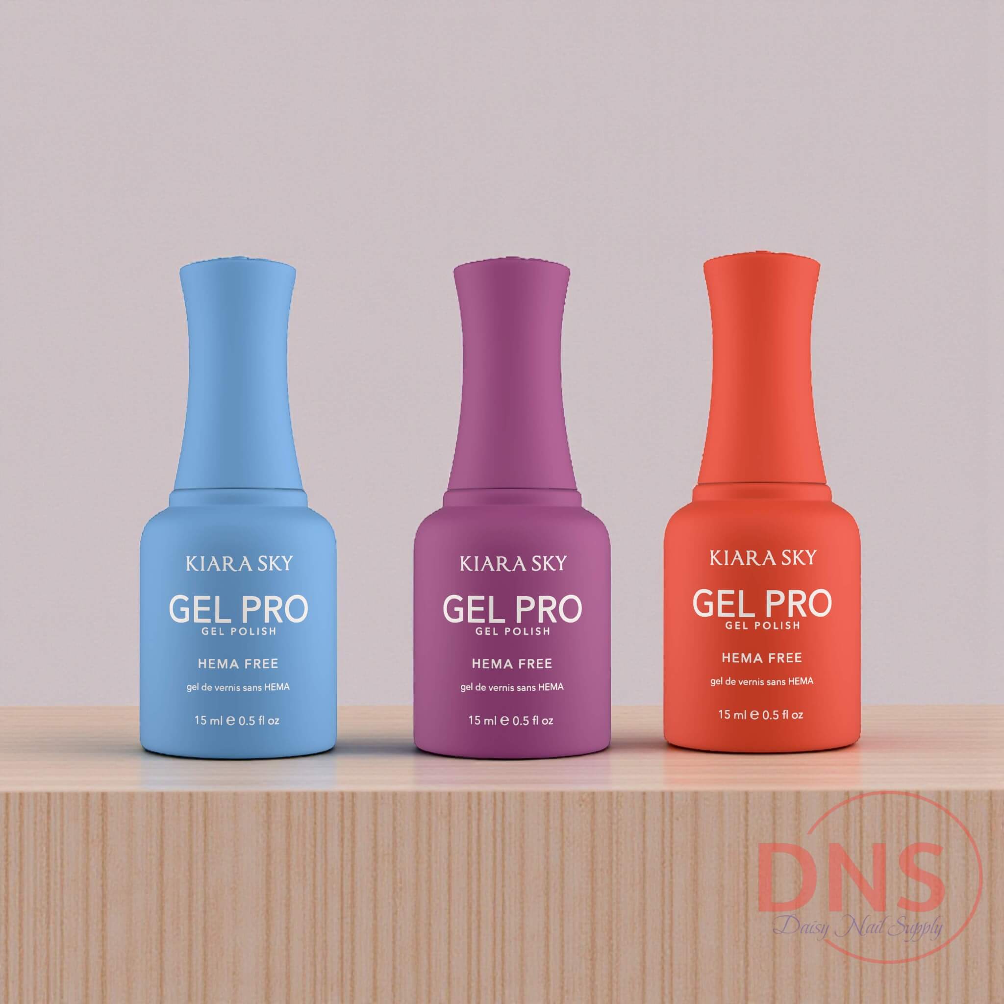 Kiara Sky GEL PRO Gel Polish HEMA FREE - HFG 074 + 084 + 094