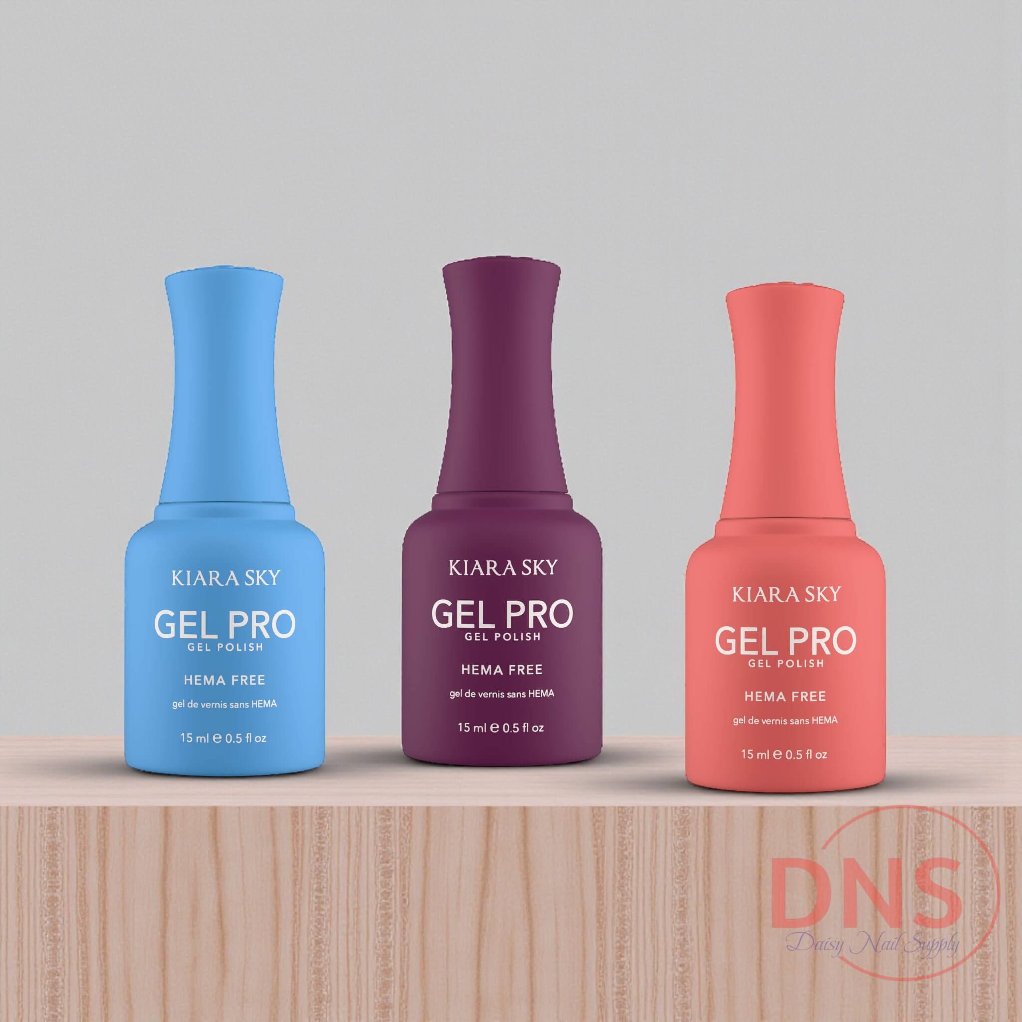 Kiara Sky GEL PRO Gel Polish HEMA FREE - HFG 075 + 085 + 095