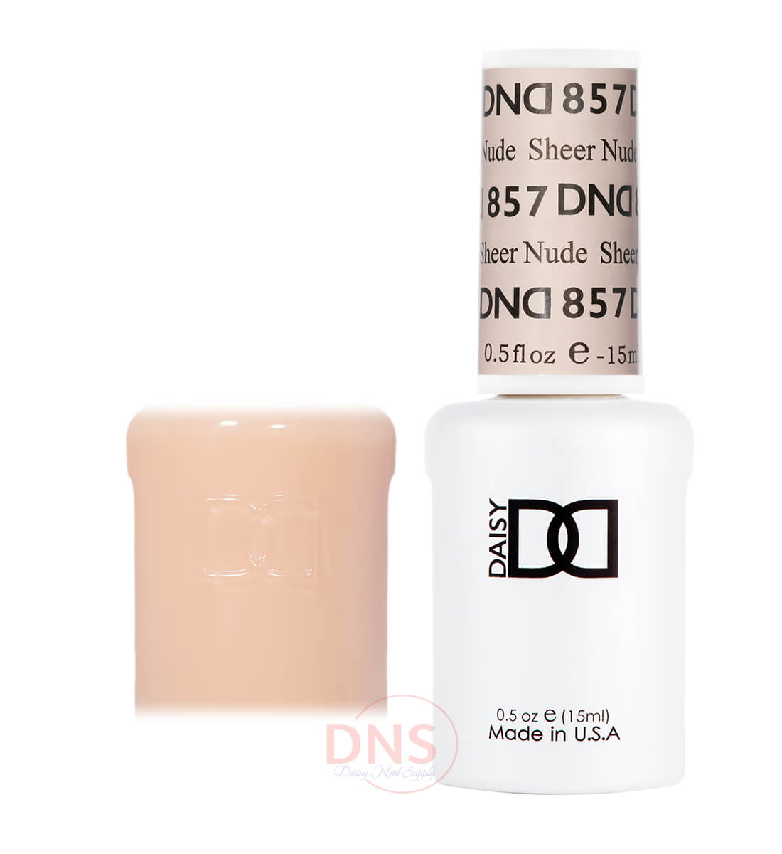 DND Gel Polish ONLY - #857 Sheer Nude
