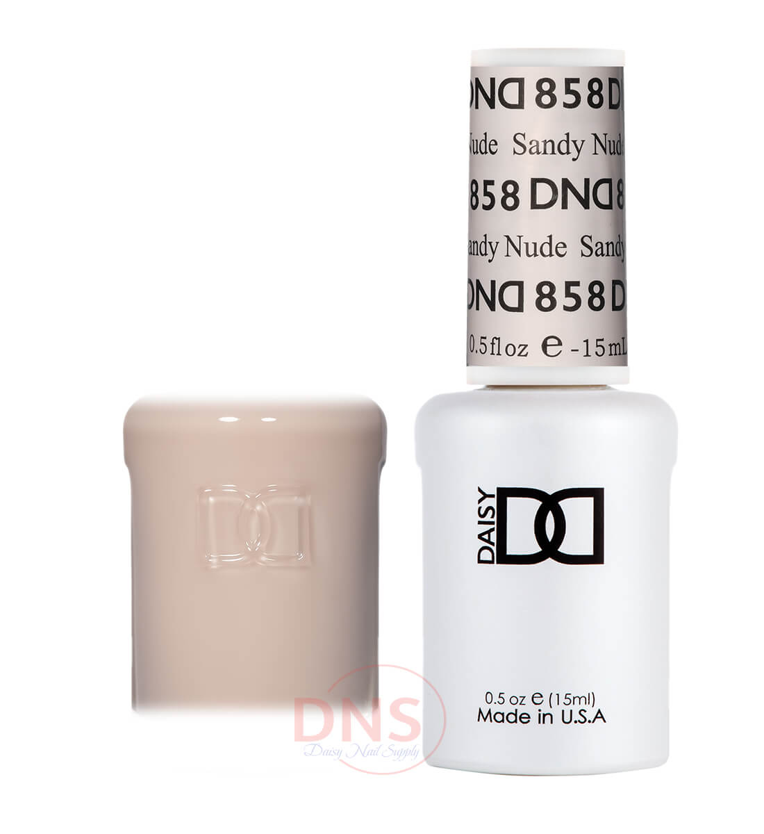 DND Gel Polish ONLY - #858 Sandy Nude