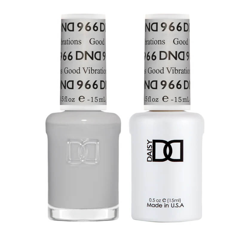 DND Gel Polish & Matching Nail Lacquer #966 Good Vibrations