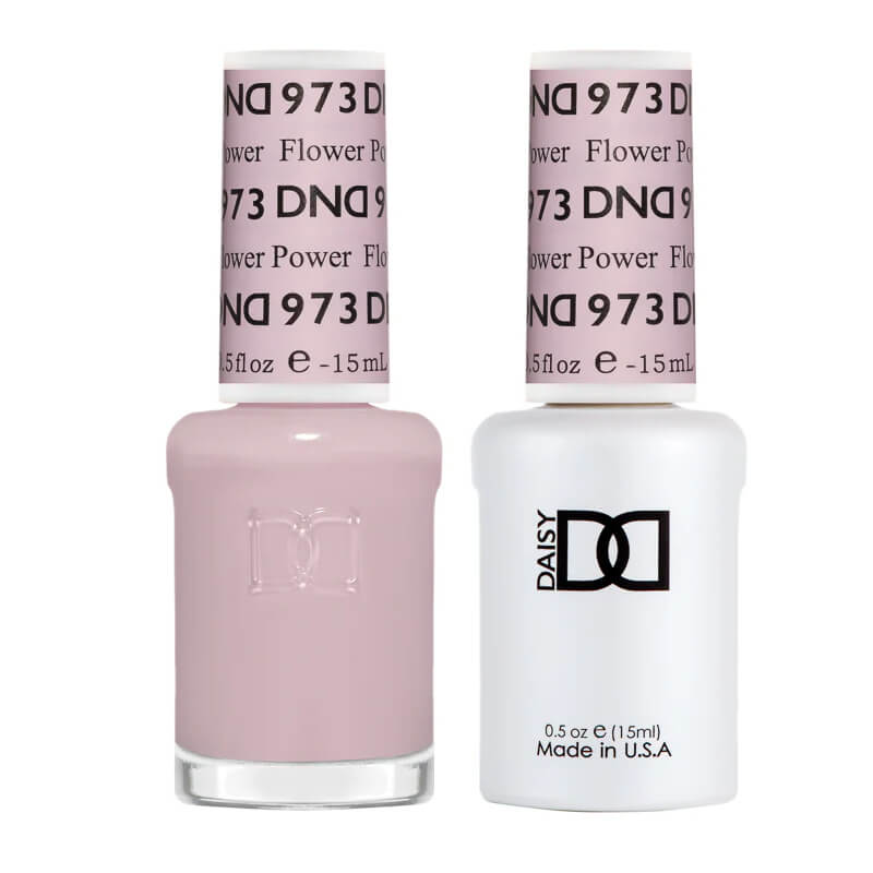 DND Gel Polish & Matching Nail Lacquer #973 Flower Power