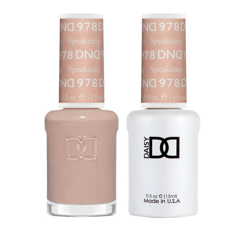 DND Gel Polish & Matching Nail Lacquer #978 Speakeasy
