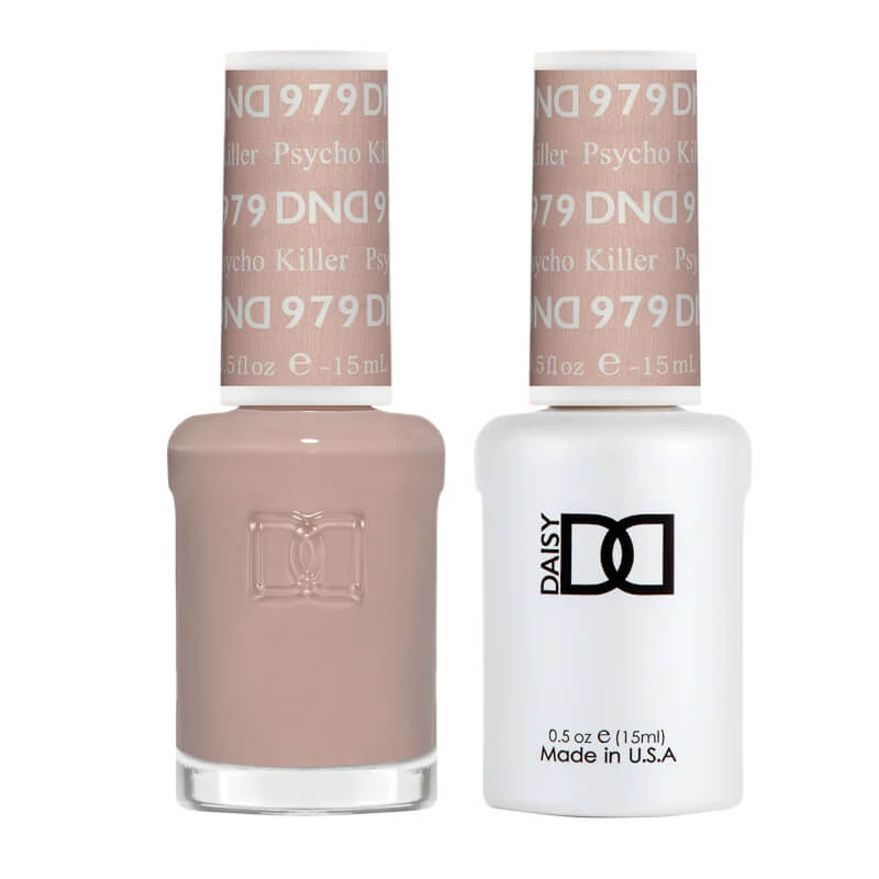 DND Gel Polish & Matching Nail Lacquer #979 Psycho Killer