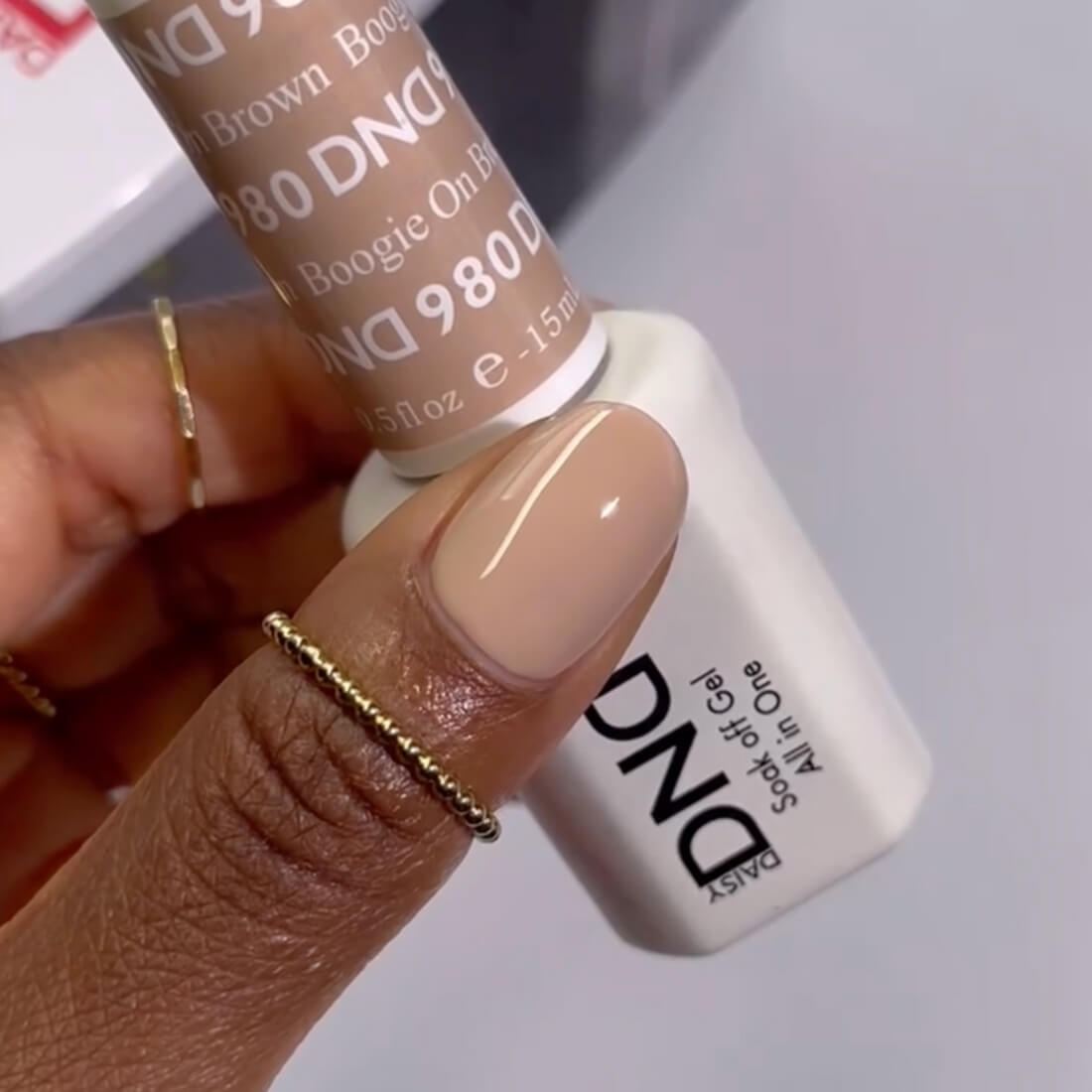DND Gel Polish ONLY - #980 Boogie on Brown