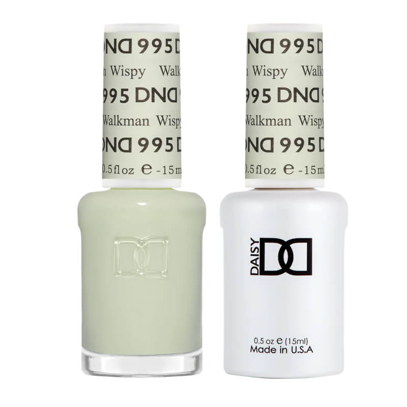 DND Gel Polish & Matching Nail Lacquer #995 Walkman Wispy