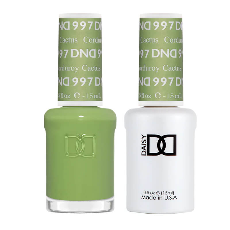 DND Gel Polish & Matching Nail Lacquer #997 Corduroy Cactus