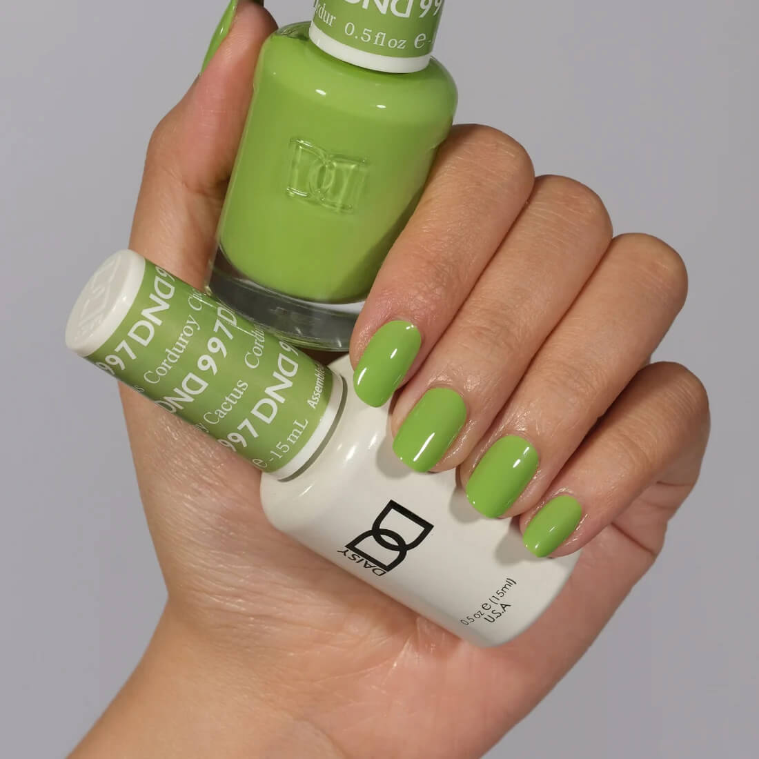 DND Gel Polish & Matching Nail Lacquer #997 Corduroy Cactus