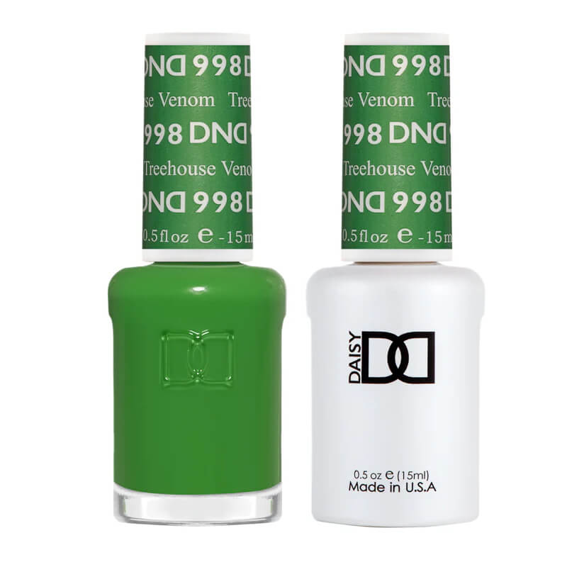 DND Gel Polish & Matching Nail Lacquer #998 Treehouse Venom