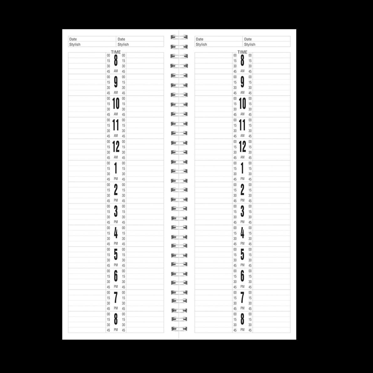 2-Column 150-Page Salon Appointment Book AB112