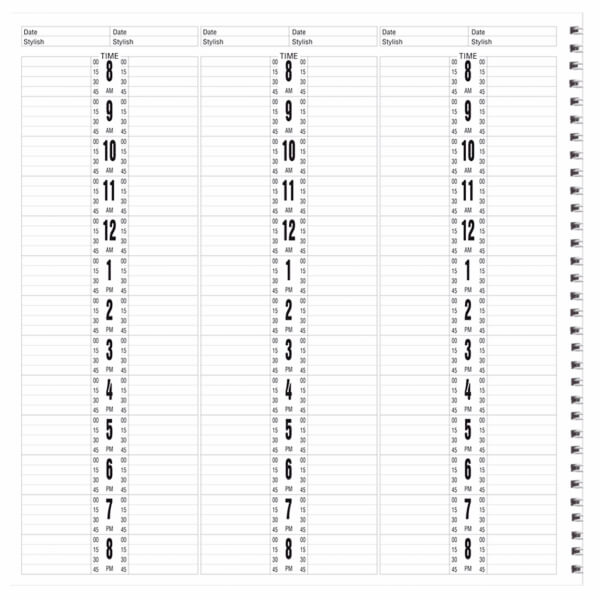 6 Columns Appointment Book 150 Pages (AB 106)