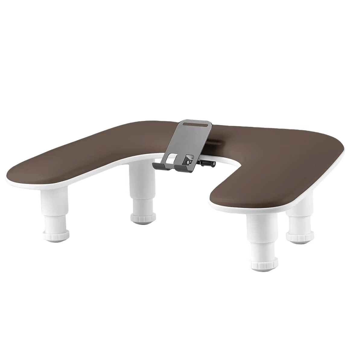 Professional Client Arm Rest U-shaped Adjustable Hight - BROWN