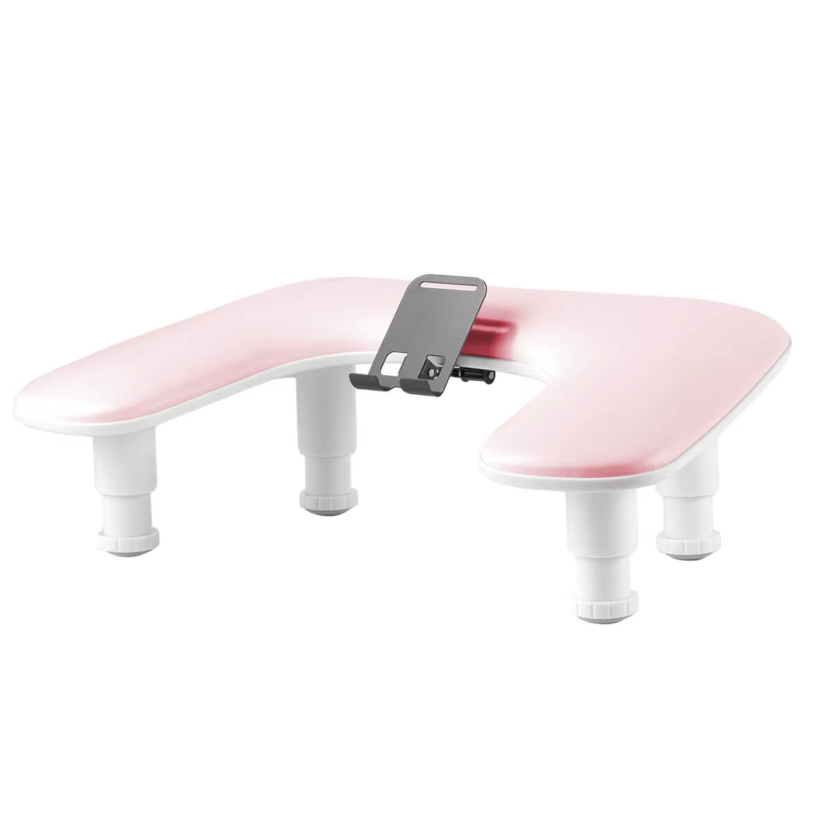 Professional Client Arm Rest U-shaped Adjustable Hight - PINK