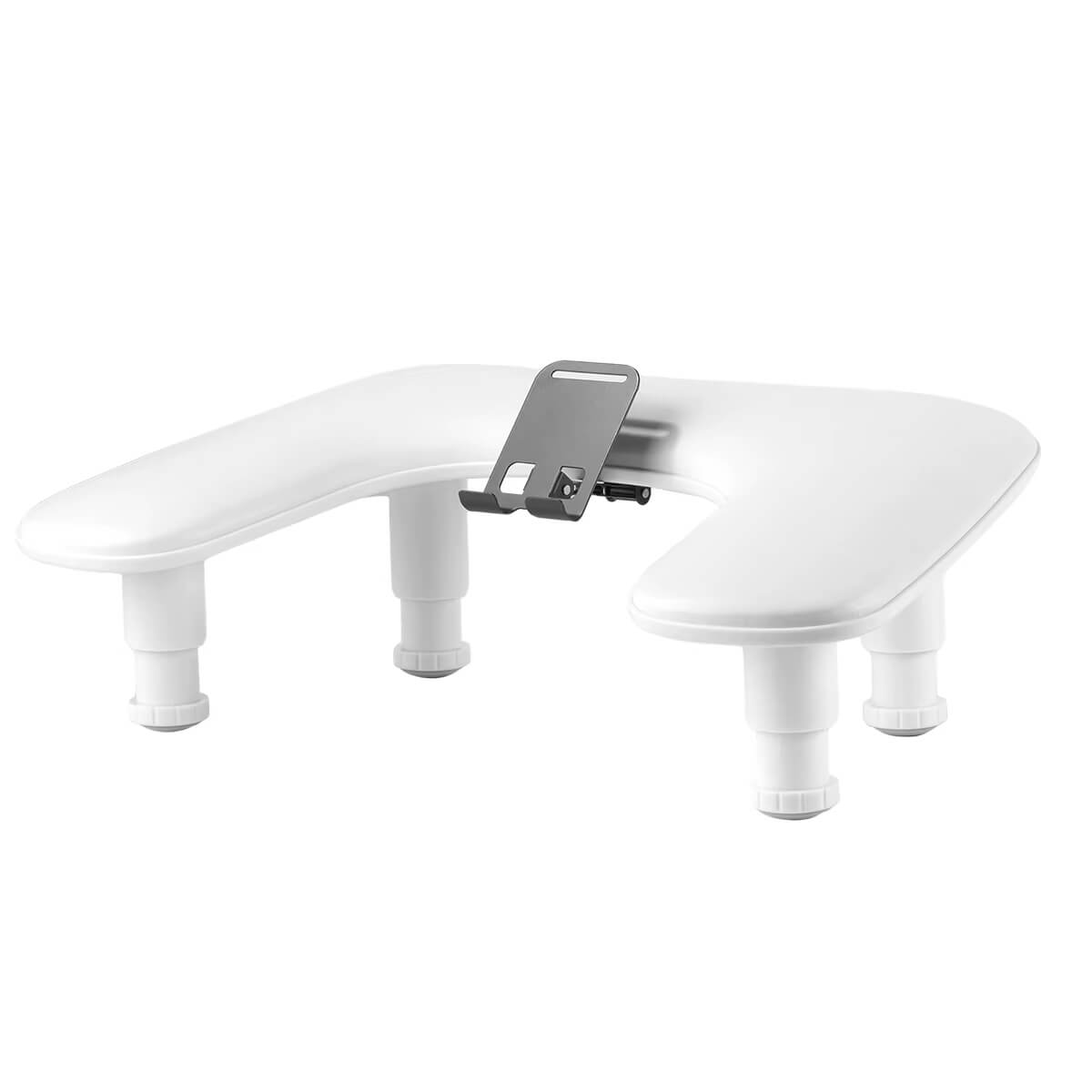 Professional Client Arm Rest U-shaped Adjustable Hight - WHITE