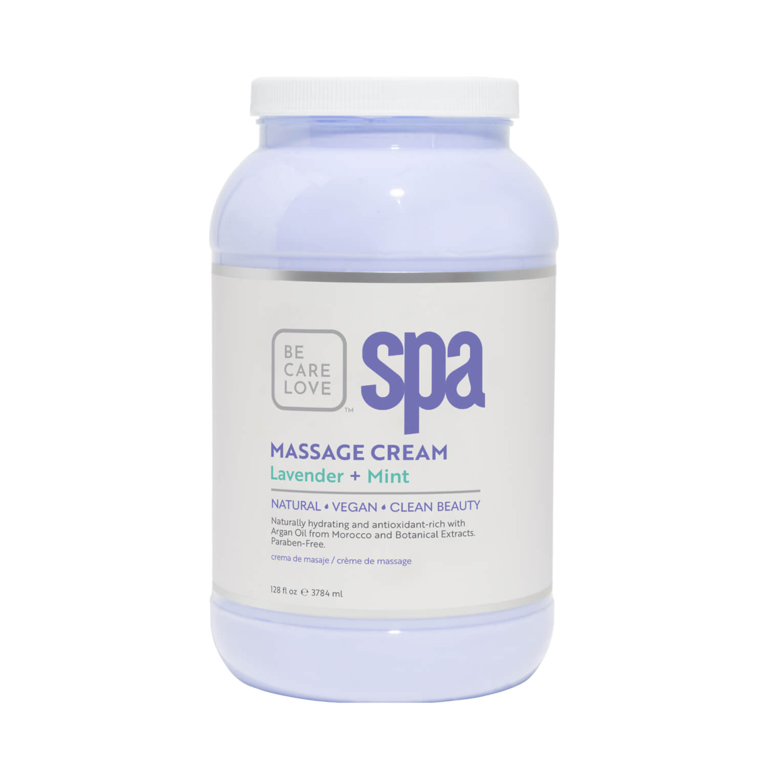 BCL SPA Massage Cream 128 Oz - Lavender and Mint