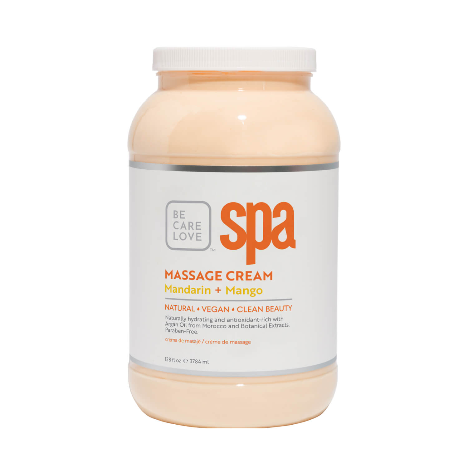 BCL SPA Massage Cream 128 Oz - Mandarin and Mango