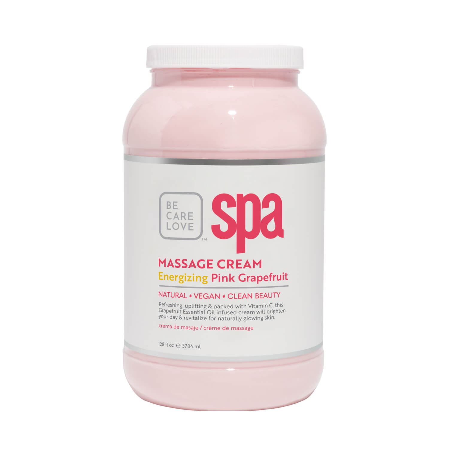 BCL SPA Massage Cream 128 Oz - Pink Grapefruit
